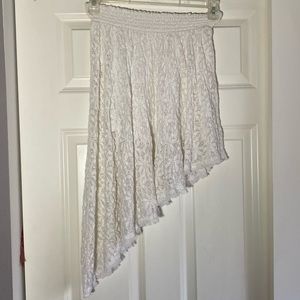 FREE PEOPLE FLORAL LACE SKIRT